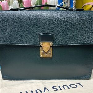 Louis Vuitton Taiga Leather Briefcase